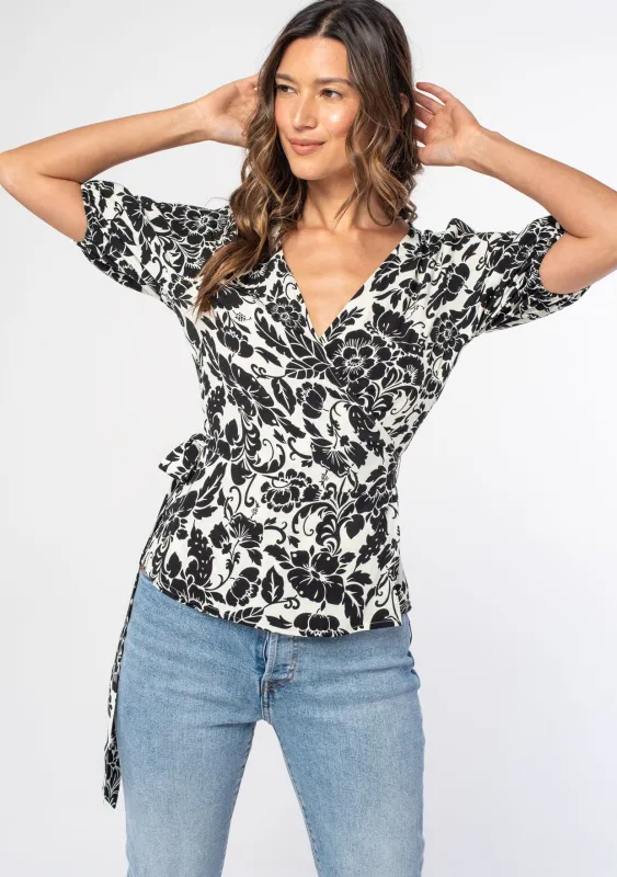 Found You Wrap Top sold by lovestitch