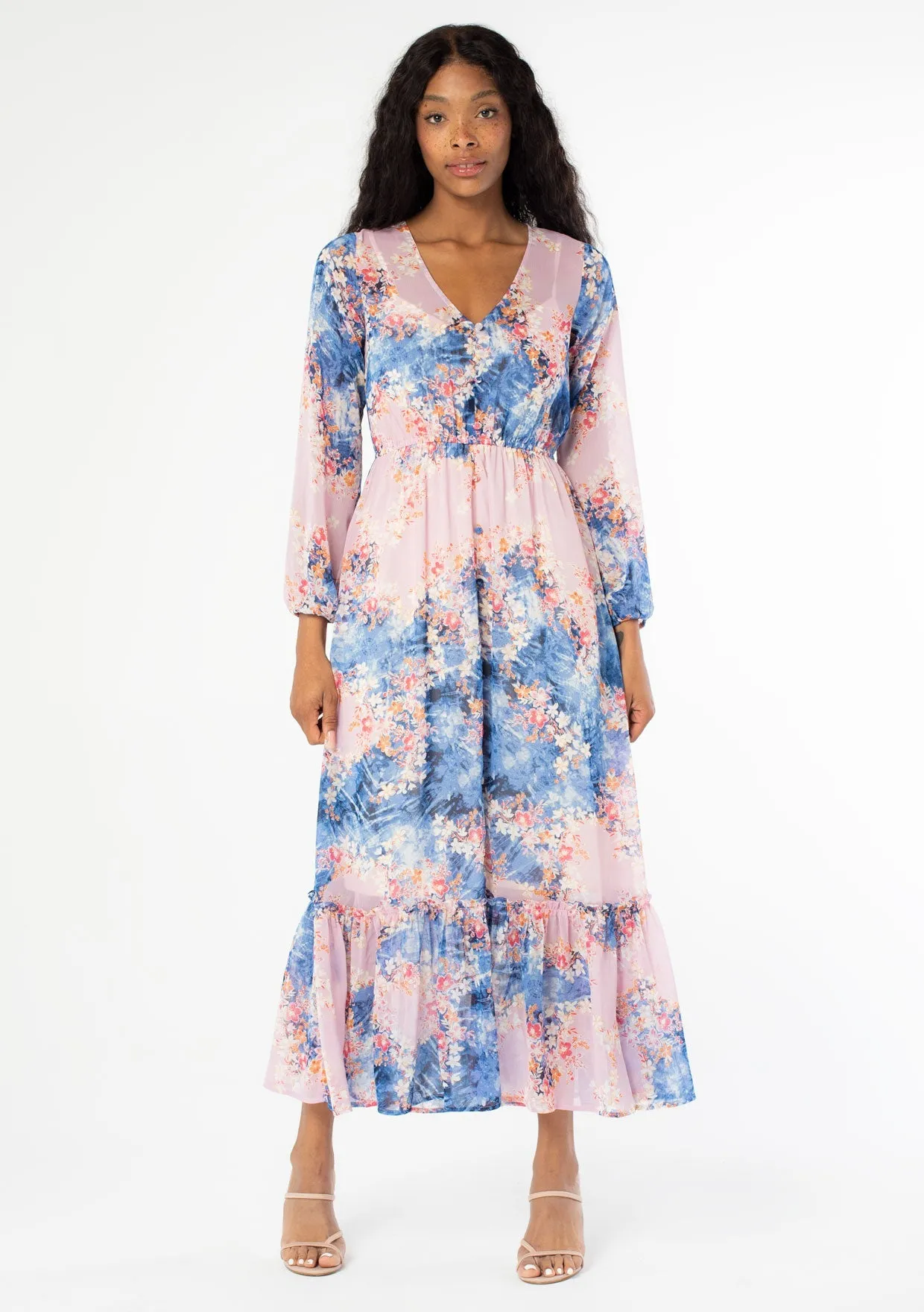 Corinna Chiffon Maxi Dress sold by lovestitch product image thumbnail 5