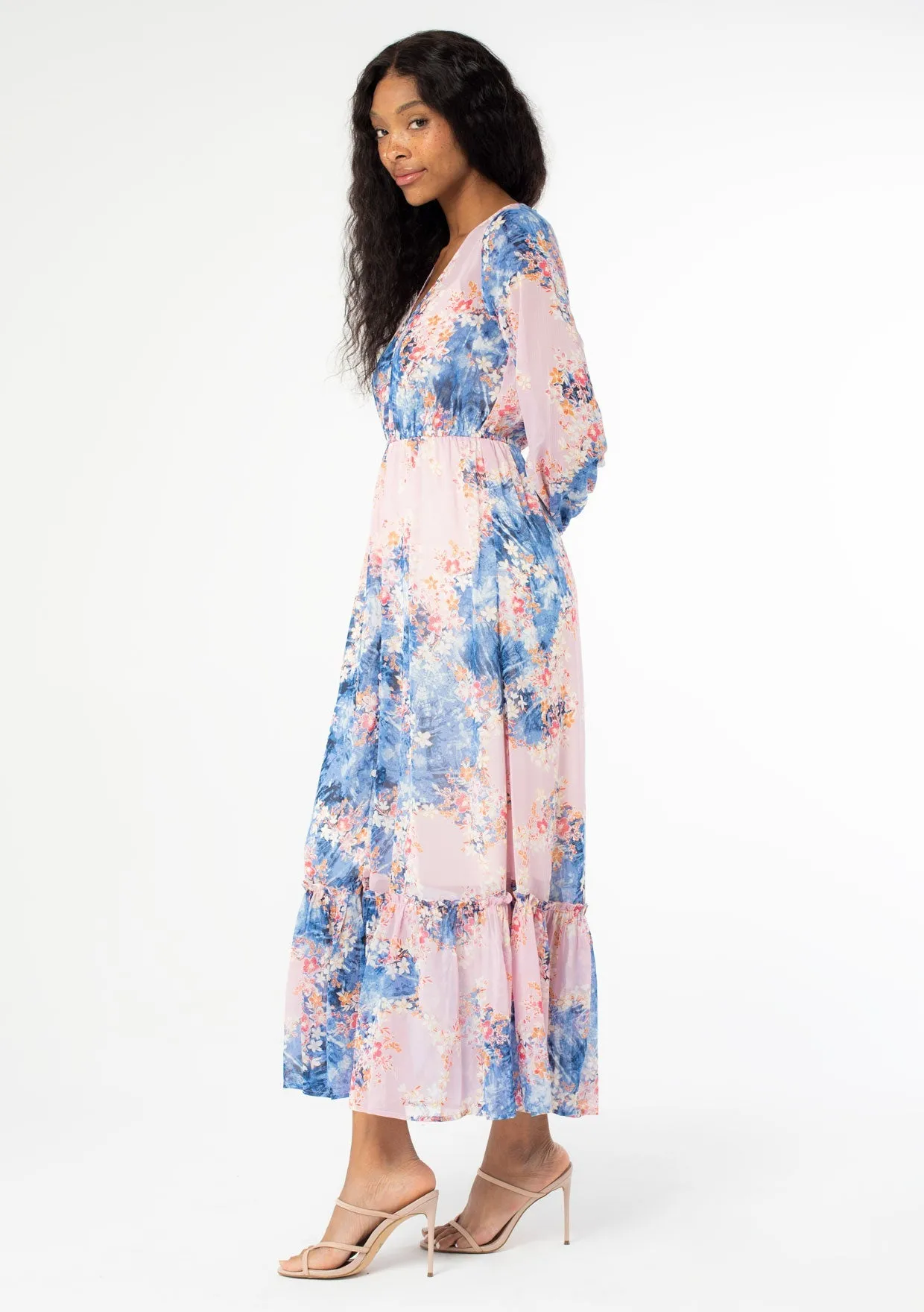 Corinna Chiffon Maxi Dress sold by lovestitch product image thumbnail 3