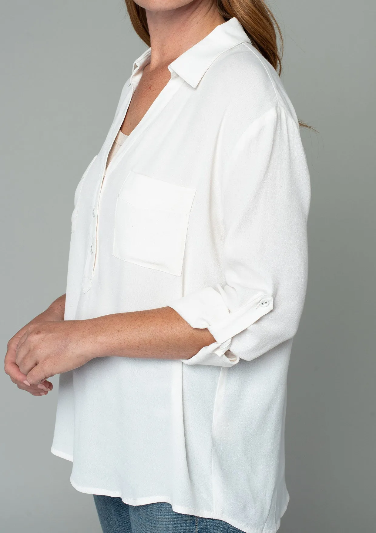Shayla Button Front Shirt sold by lovestitch product image thumbnail 3