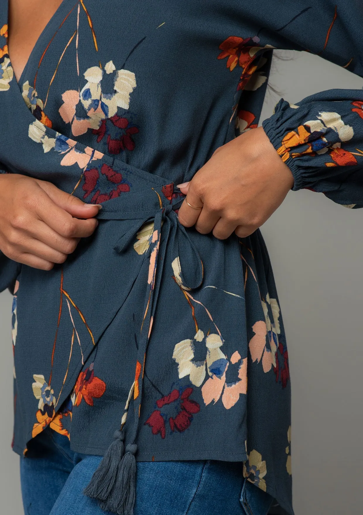 Rosario Wrap Top sold by lovestitch product image thumbnail 4