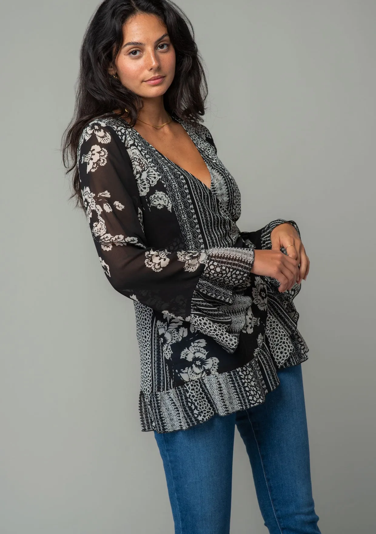 Lolina Wrap Top sold by lovestitch product image thumbnail 3