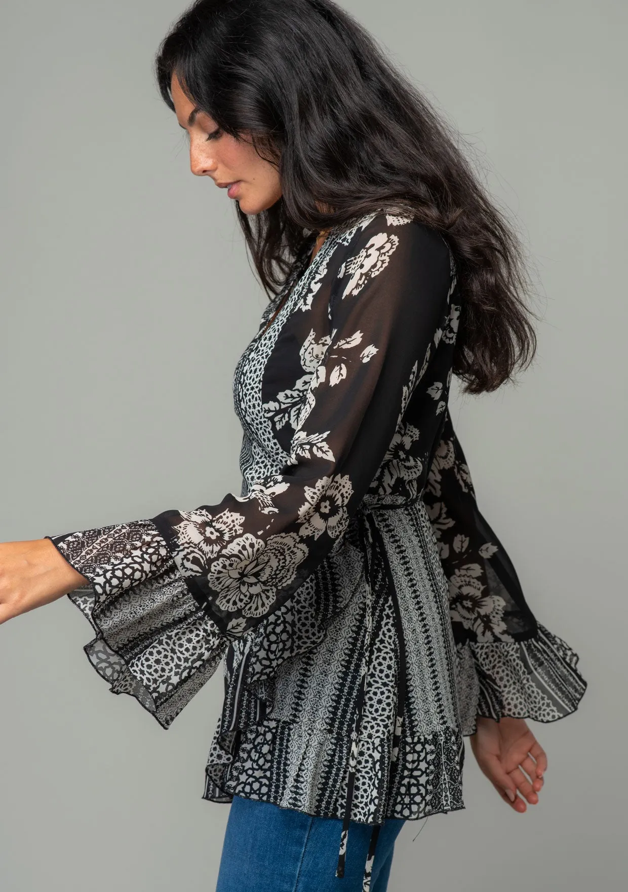 Lolina Wrap Top sold by lovestitch product image thumbnail 2