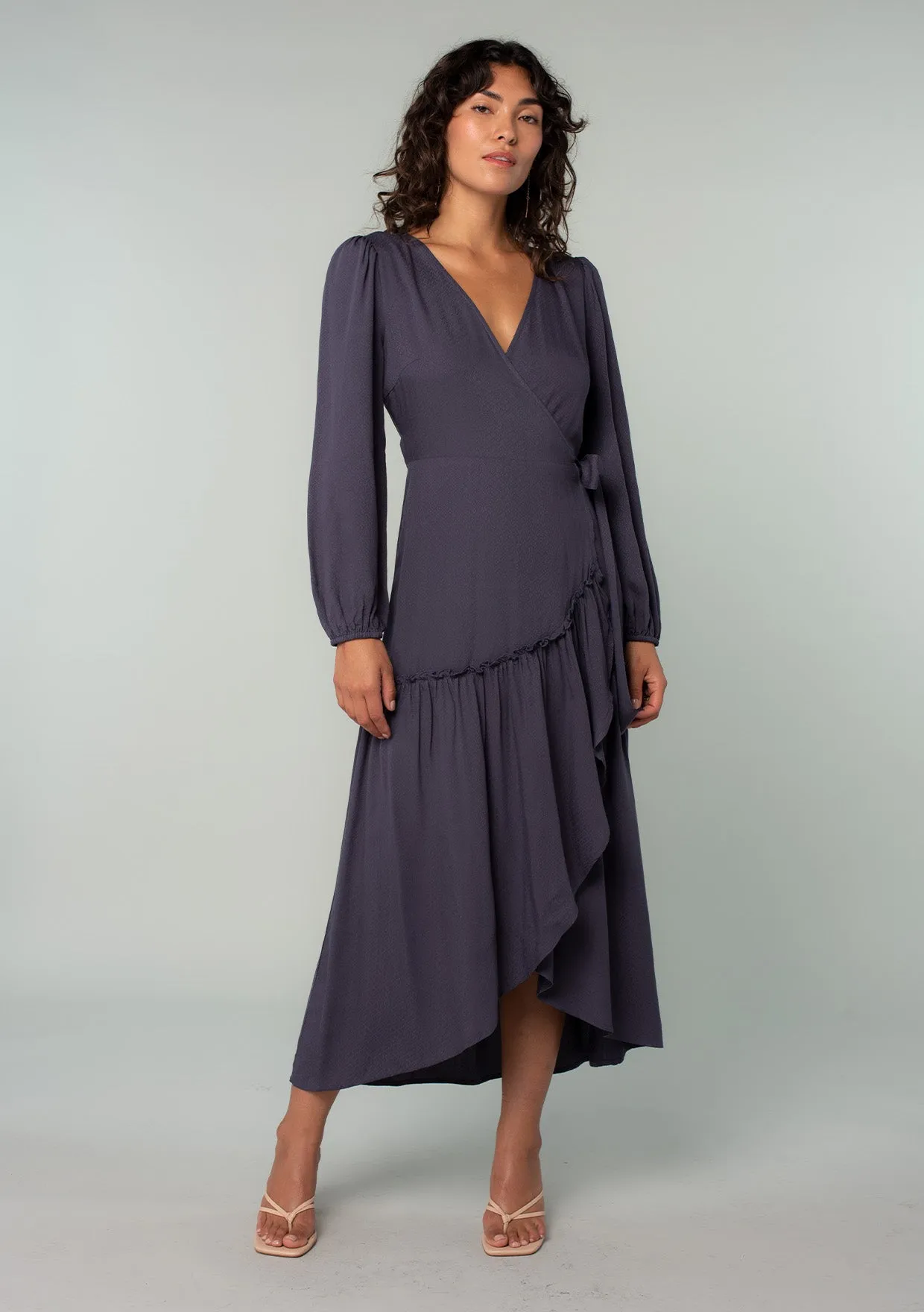 Robson Maxi Wrap Dress sold by lovestitch