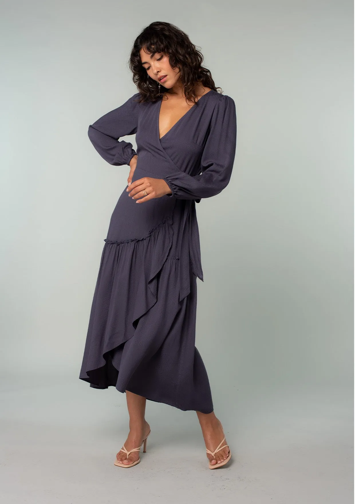 Robson Maxi Wrap Dress sold by lovestitch product image thumbnail 5