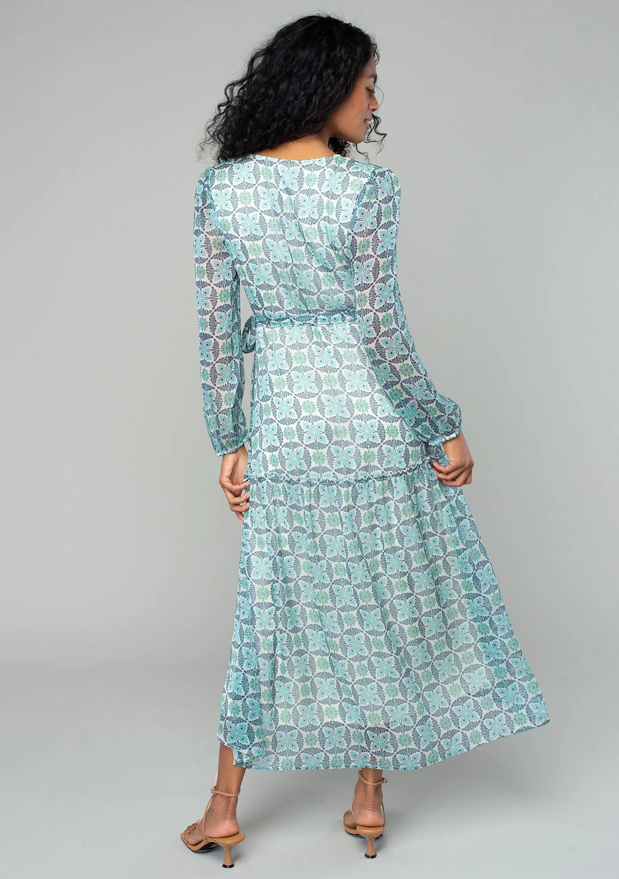 Rio Maxi Wrap Dress sold by lovestitch product image thumbnail 3