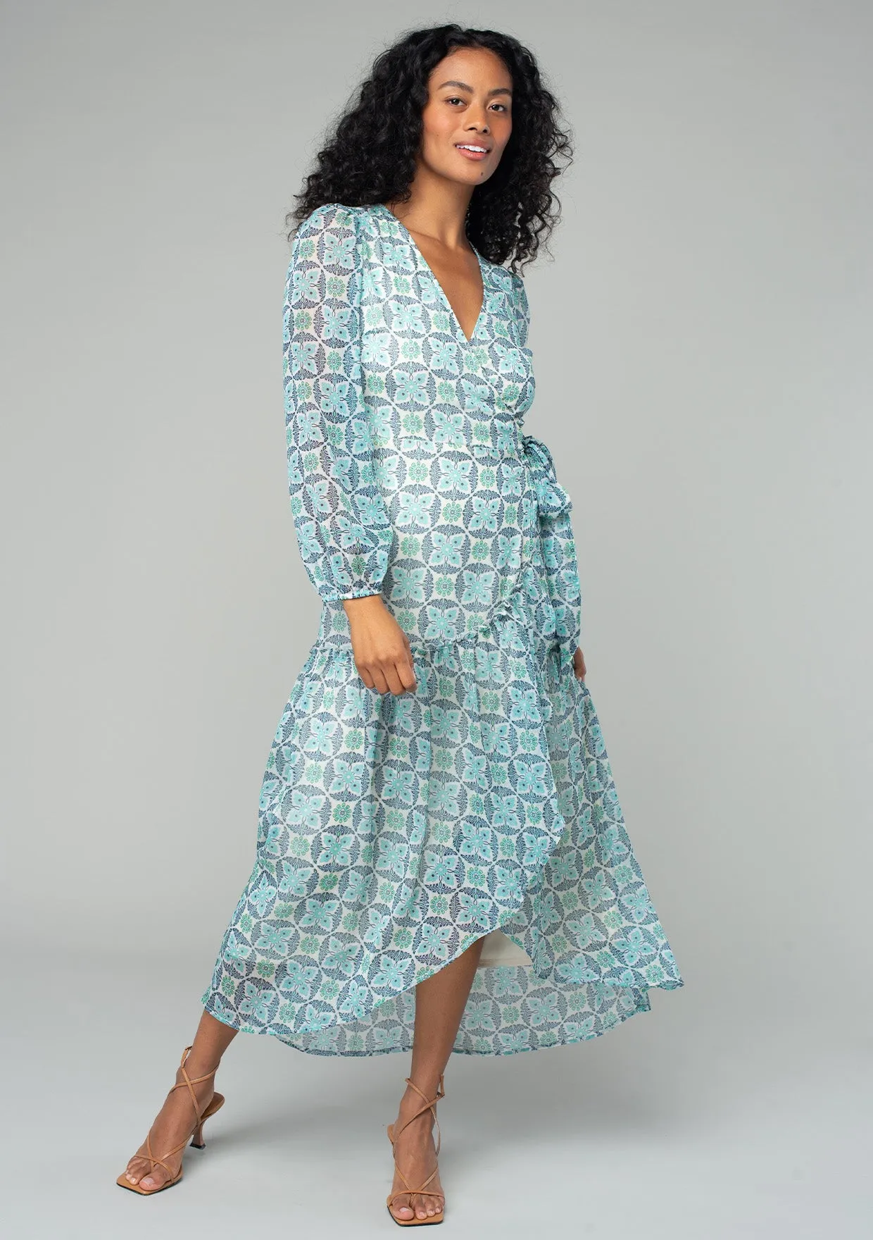 Rio Maxi Wrap Dress sold by lovestitch product image thumbnail 5