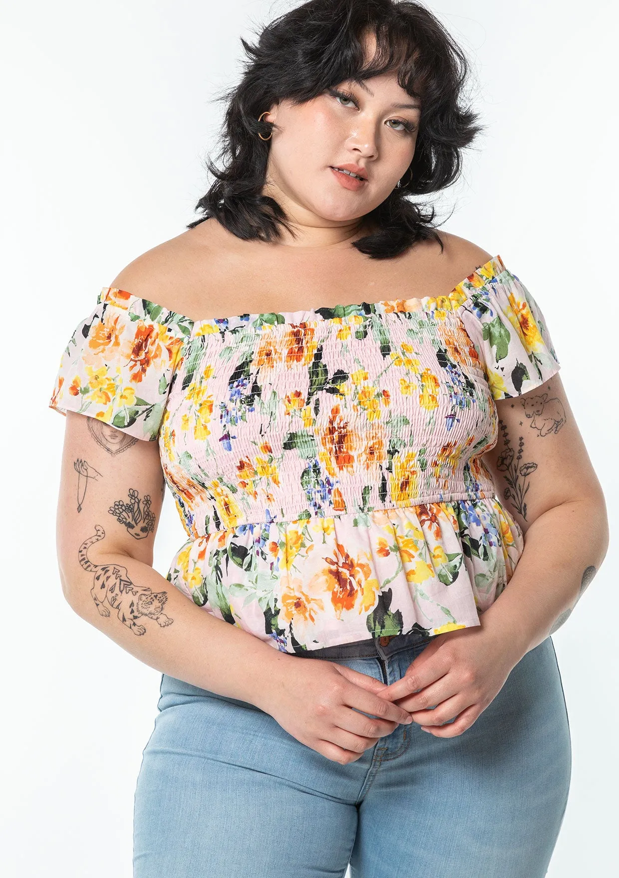 Rosedal Smocked Top sold by lovestitch product image thumbnail 5