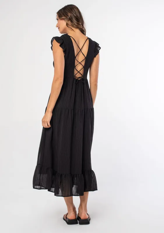 Talia Lace Up Midi Dress made by lovestitch