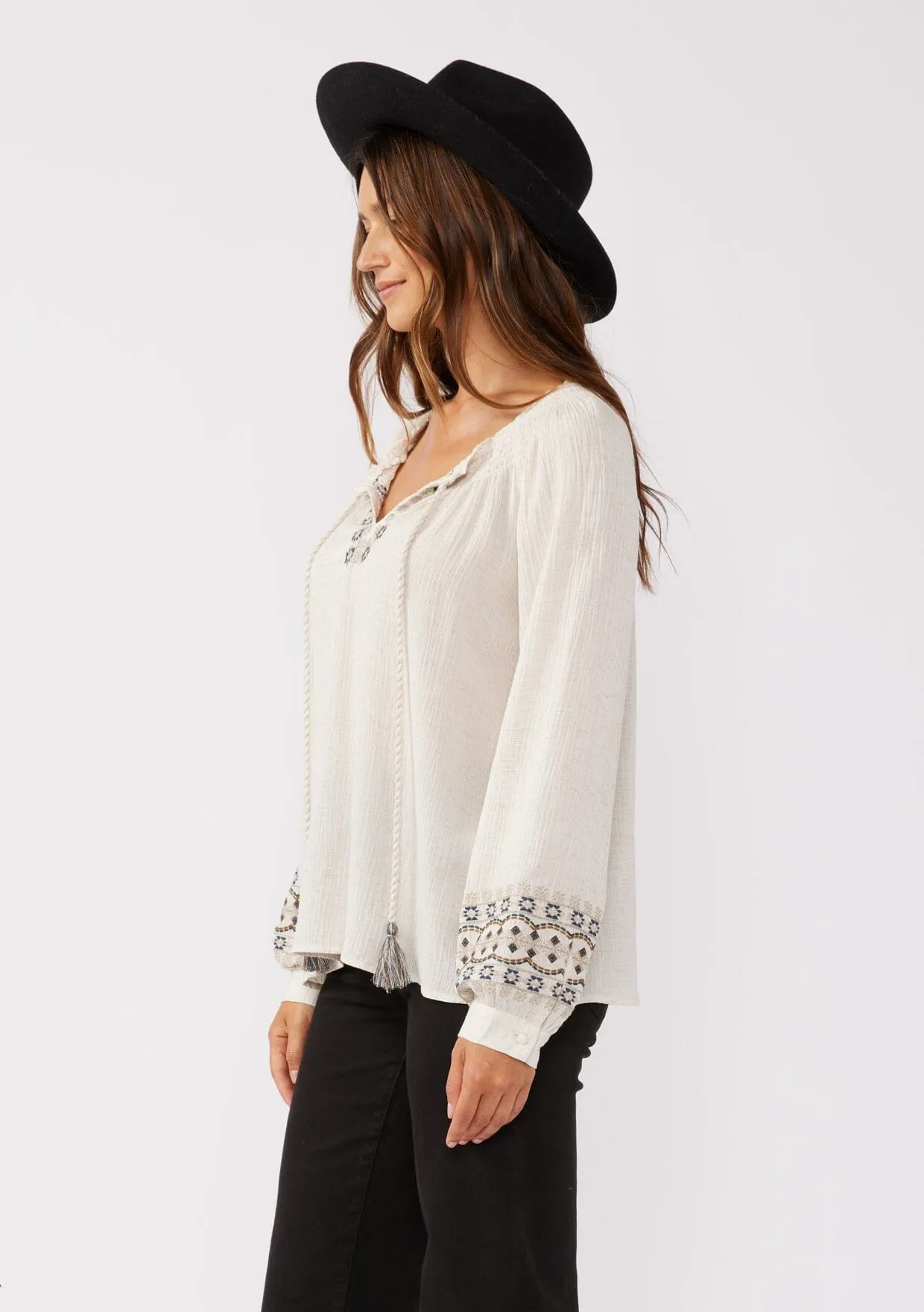 Charley Embroidered Blouse sold by lovestitch product image thumbnail 3