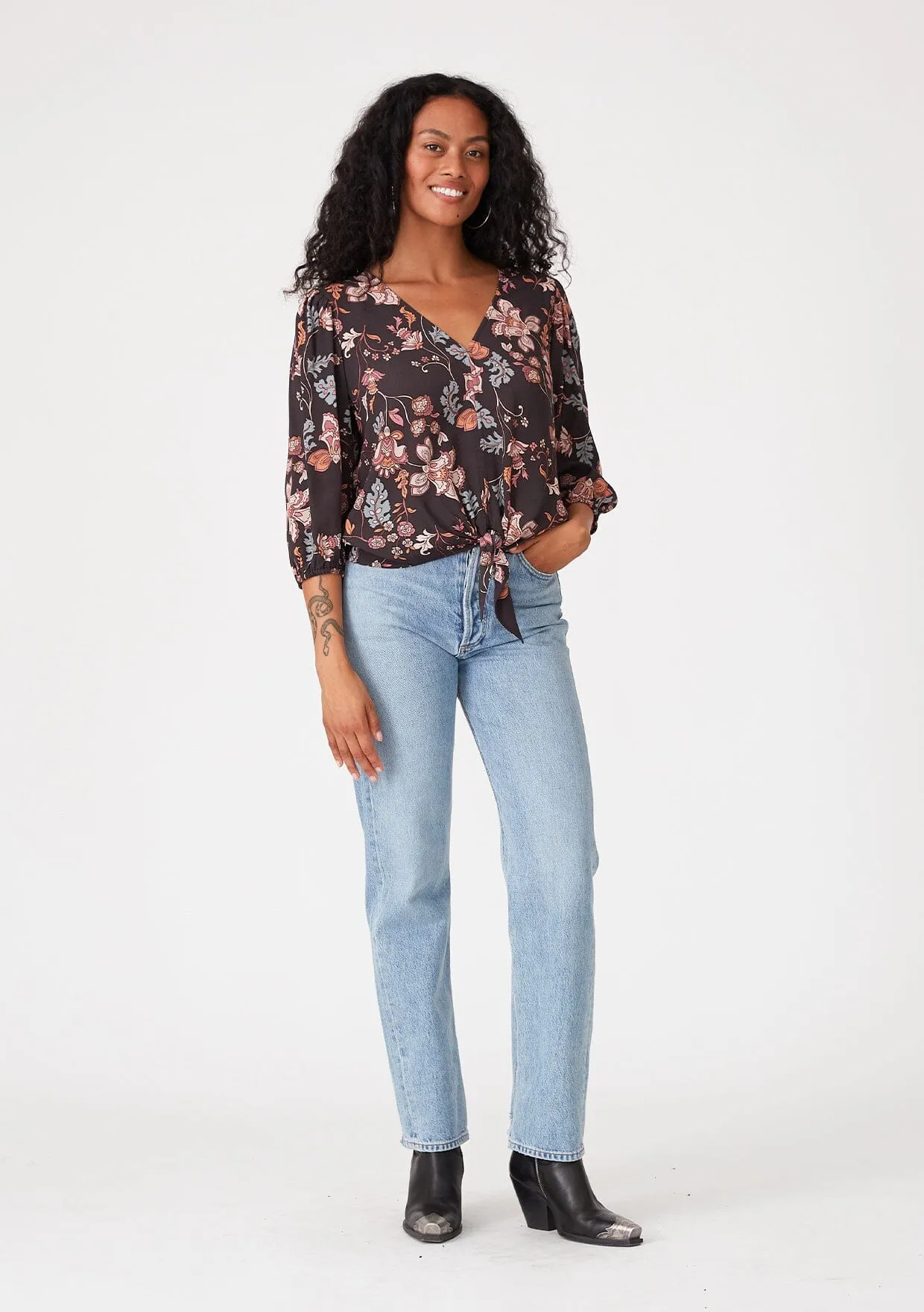 Coraline Tie Front Top sold by lovestitch product image thumbnail 4