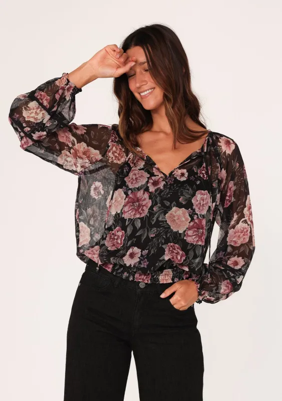 Rajana Floral Blouse sold by lovestitch