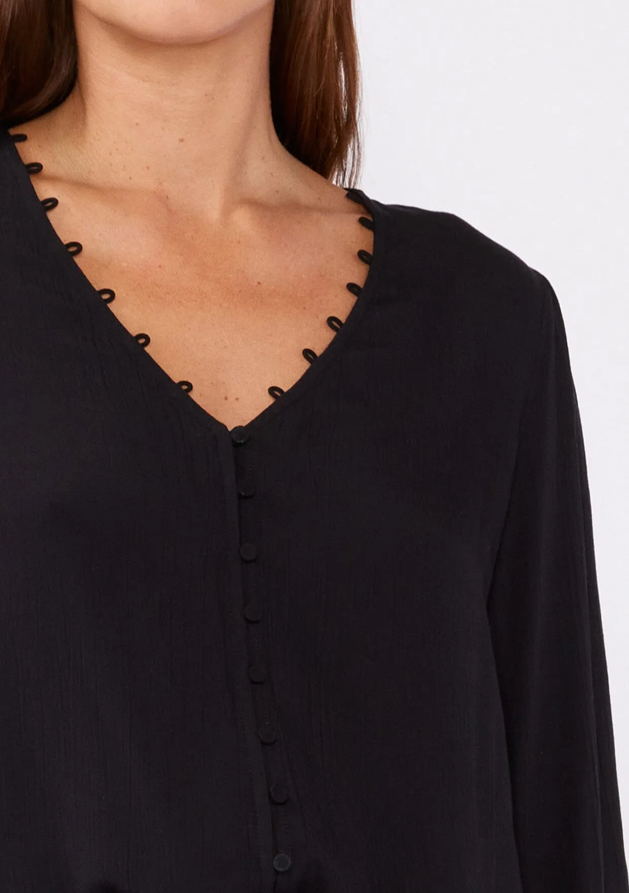 Kasia Button Front Blouse sold by lovestitch product image thumbnail 4