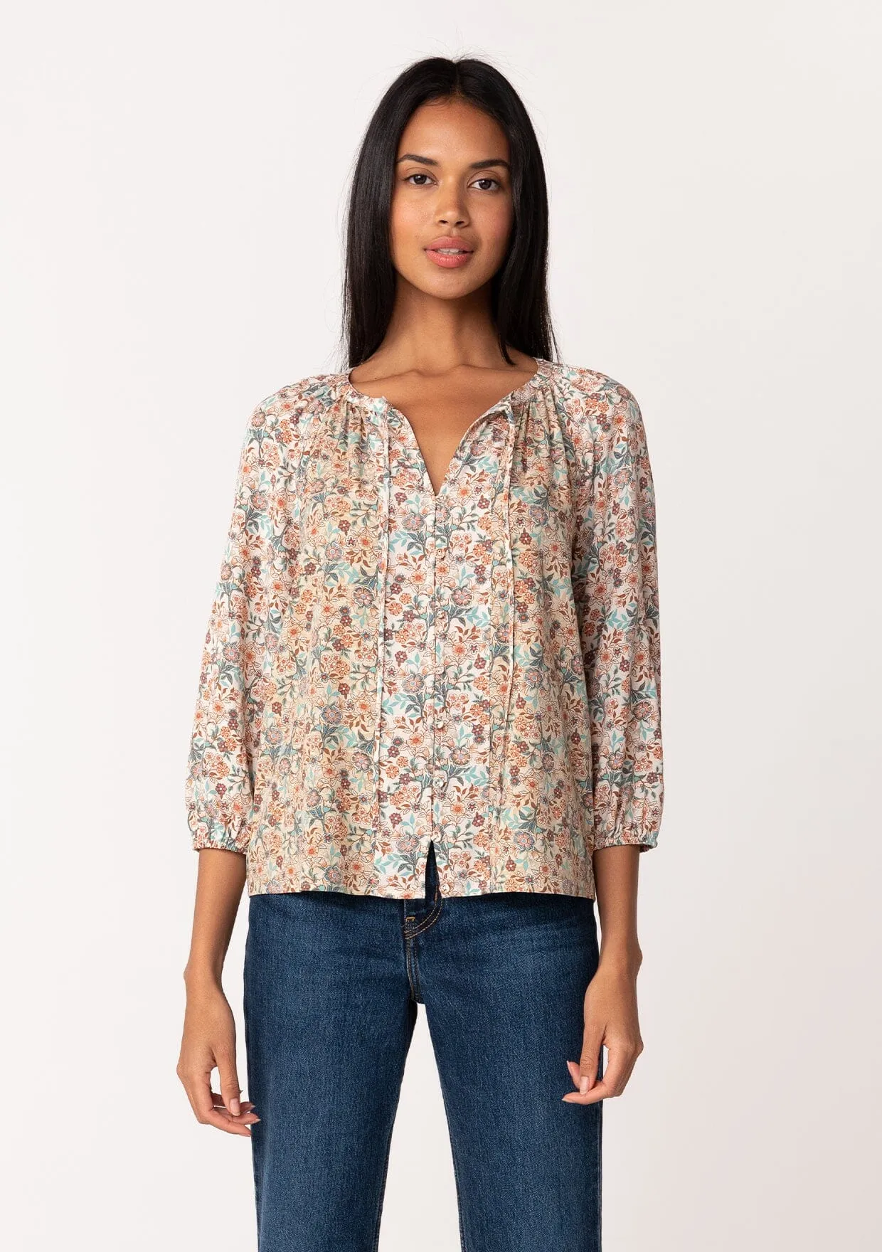 Lisbeth Button Front Blouse sold by lovestitch product image thumbnail 5