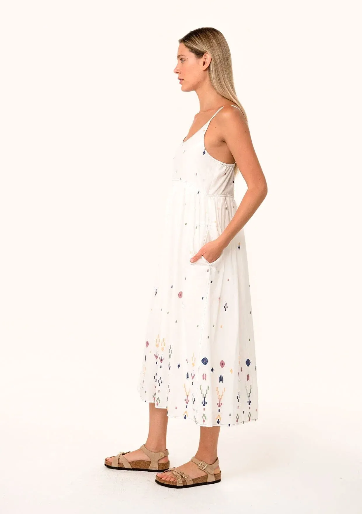 Paloma Embroidered Midi Dress sold by lovestitch product image thumbnail 3