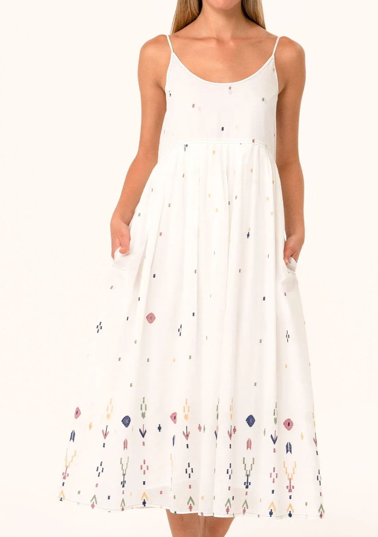 Paloma Embroidered Midi Dress sold by lovestitch product image thumbnail 4