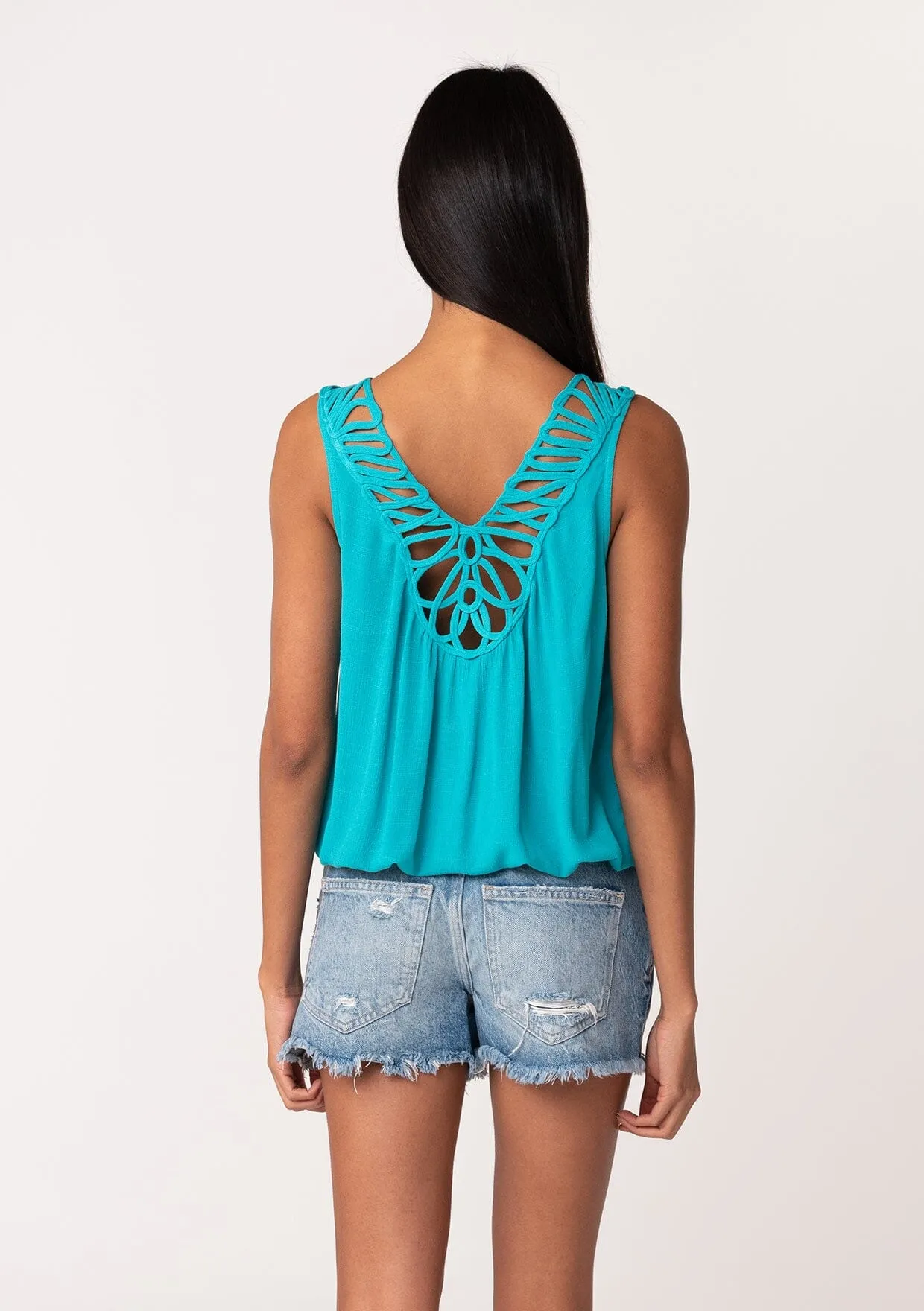 Ojai Soutache Tank Top sold by lovestitch product image thumbnail 5