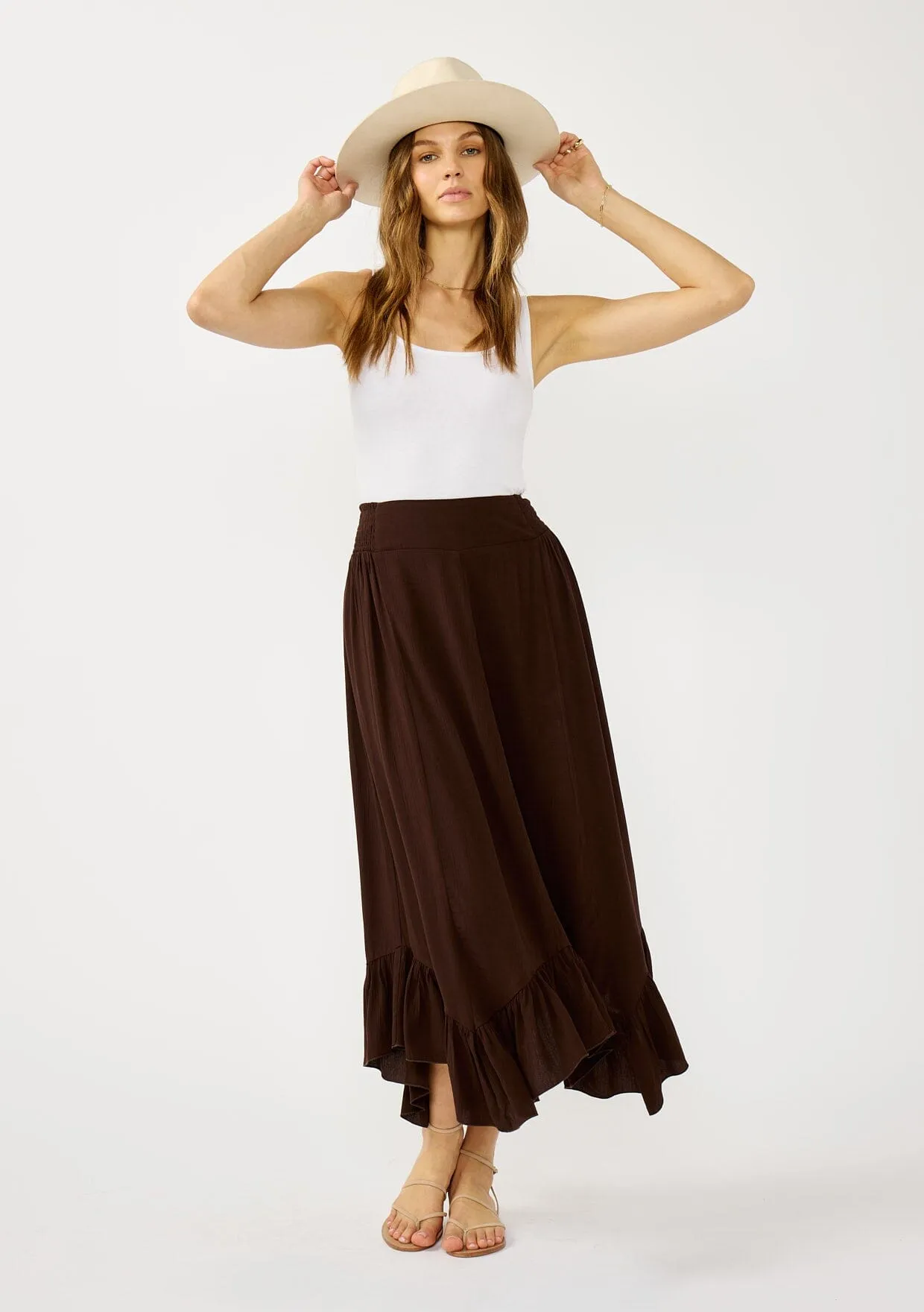 Lainey Ruffle Maxi Skirt sold by lovestitch product image thumbnail 4