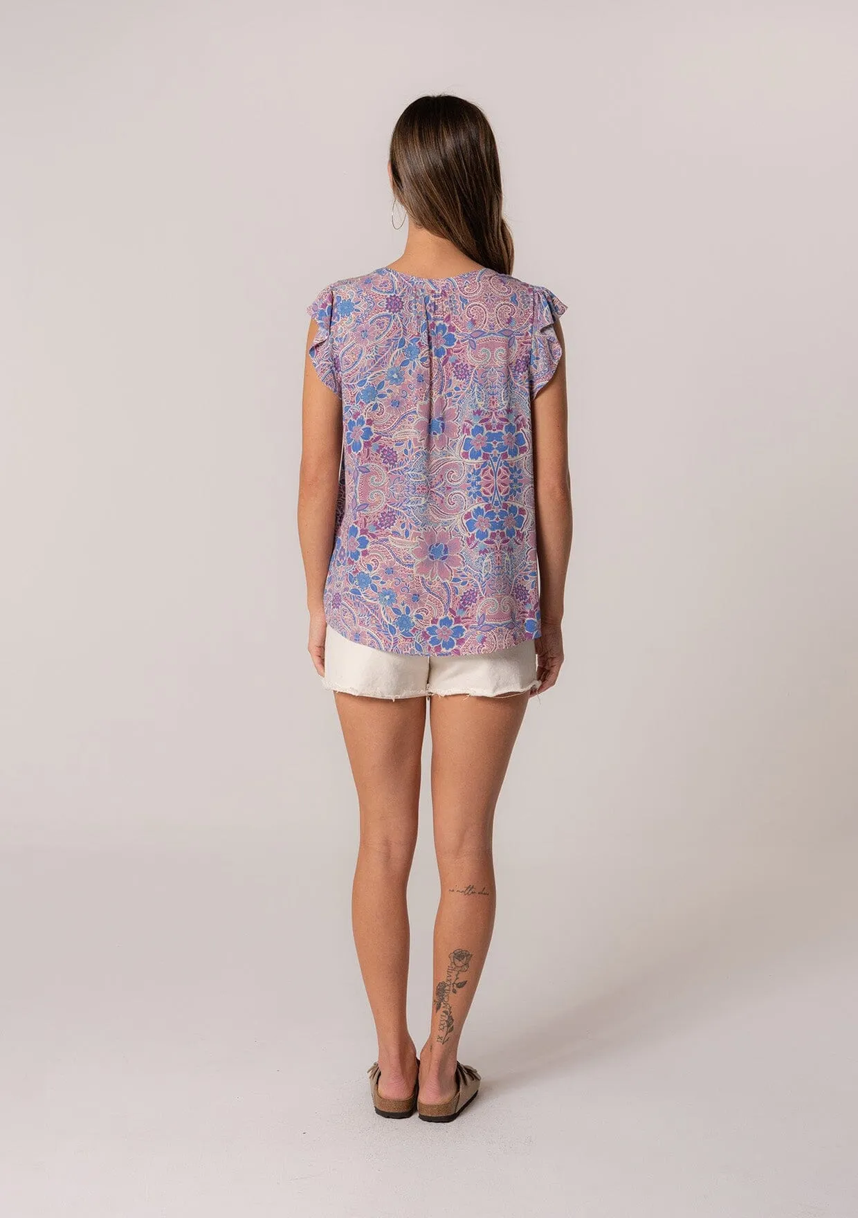 Marcie Ruffle Top sold by lovestitch product image thumbnail 2