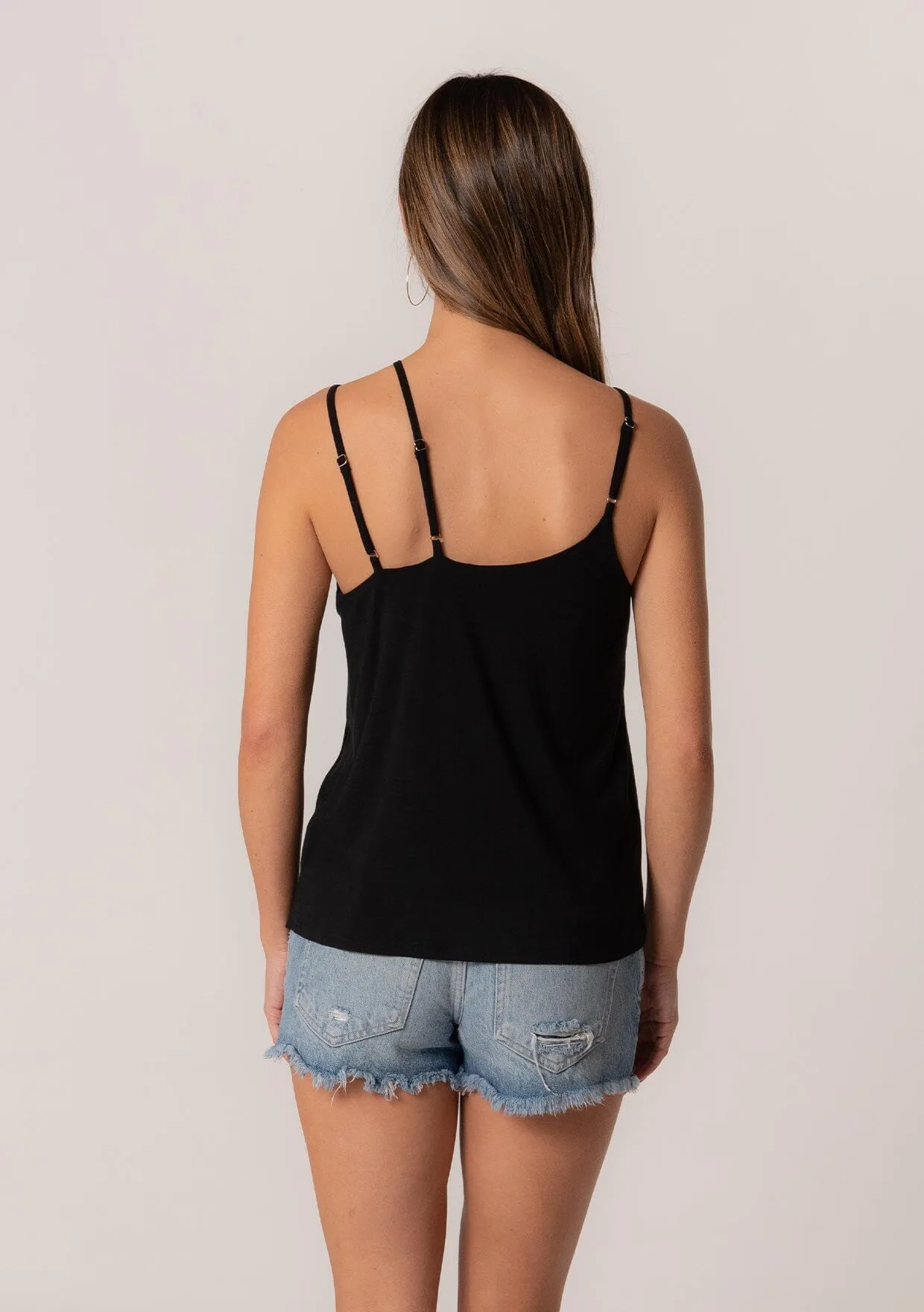 Elva Strappy Asymmetric Tank Top sold by lovestitch product image thumbnail 2