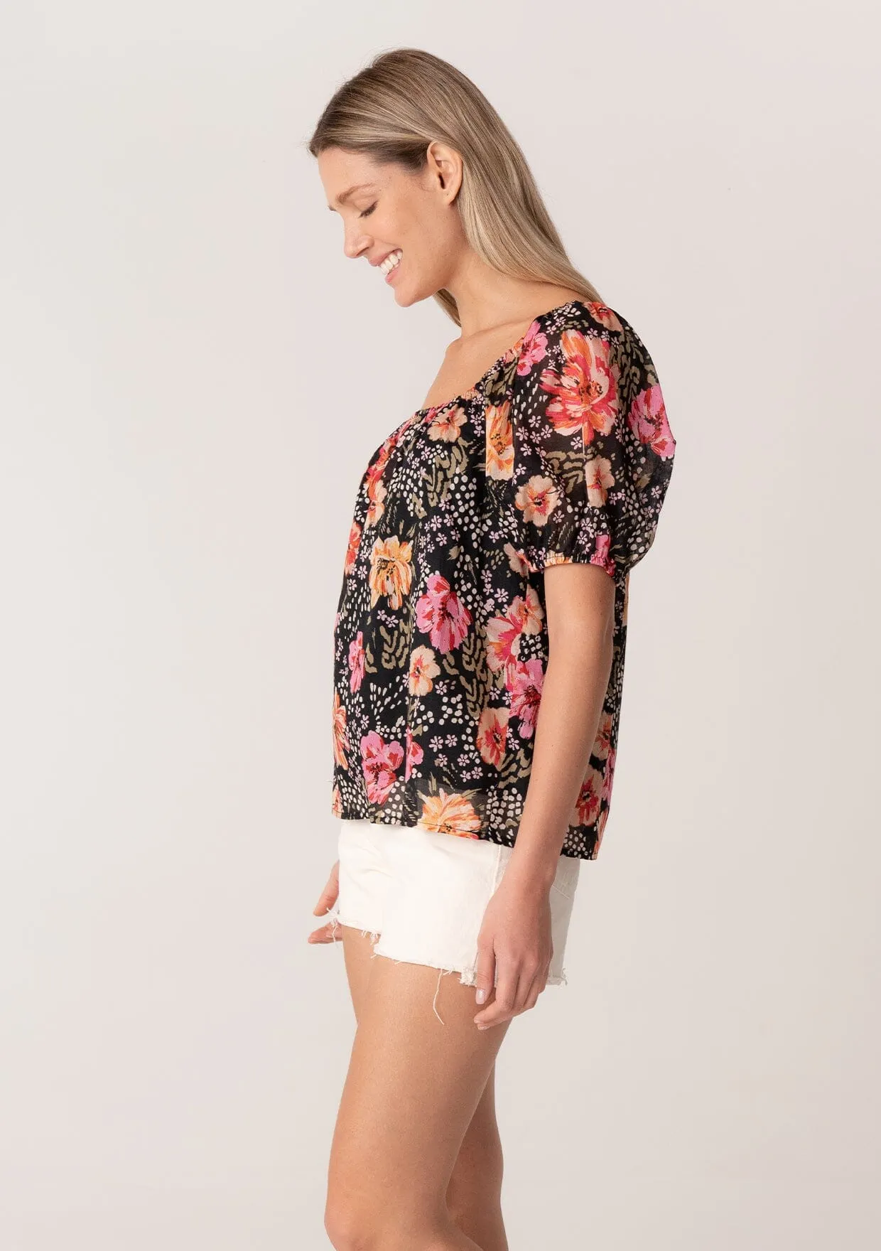 Rowena Puff Sleeve Top sold by lovestitch product image thumbnail 4