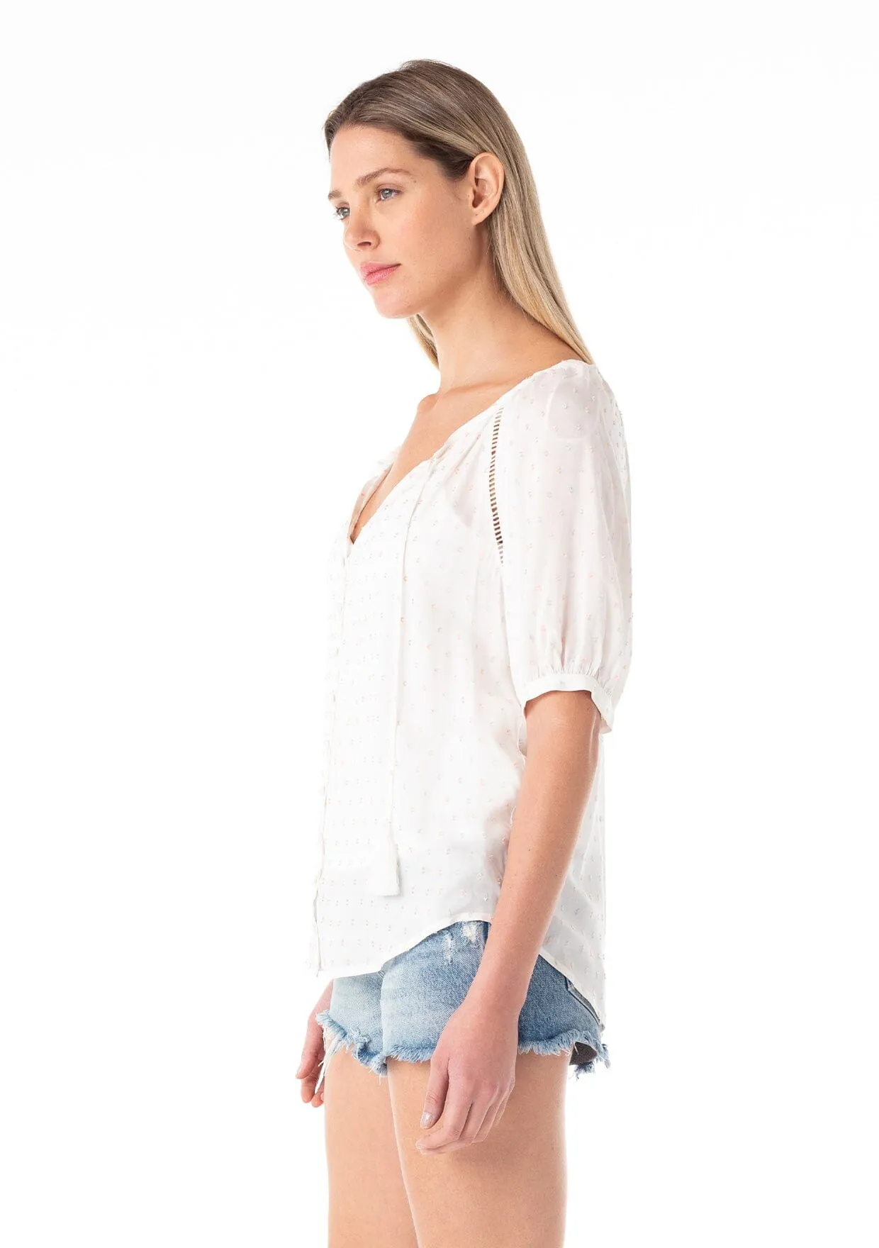 Farrah Button Up Blouse sold by lovestitch product image thumbnail 3