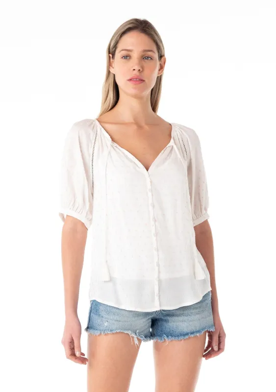 Farrah Button Up Blouse sold by lovestitch