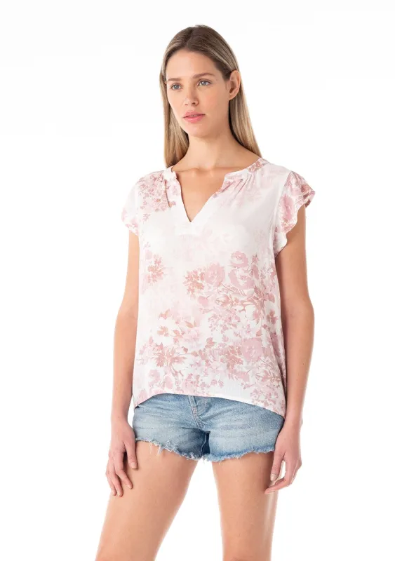Xara Floral Top sold by lovestitch