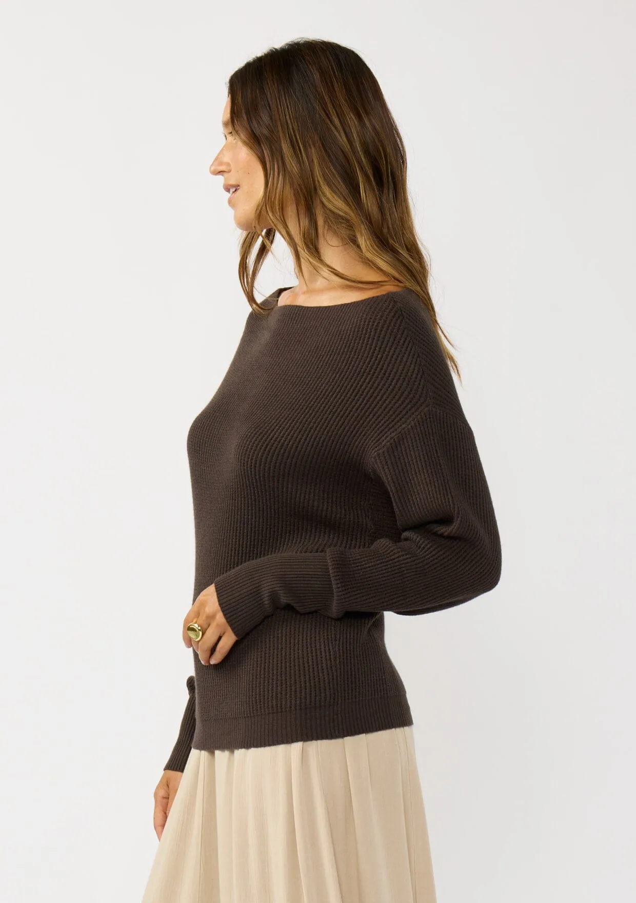 Snuggle Up Off Shoulder Sweater sold by lovestitch product image thumbnail 2