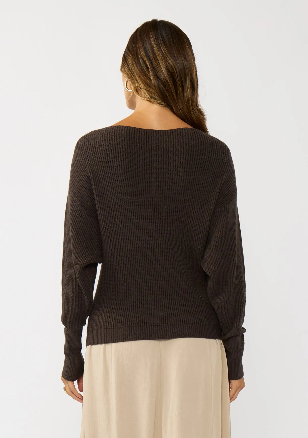 Snuggle Up Off Shoulder Sweater sold by lovestitch product image thumbnail 3