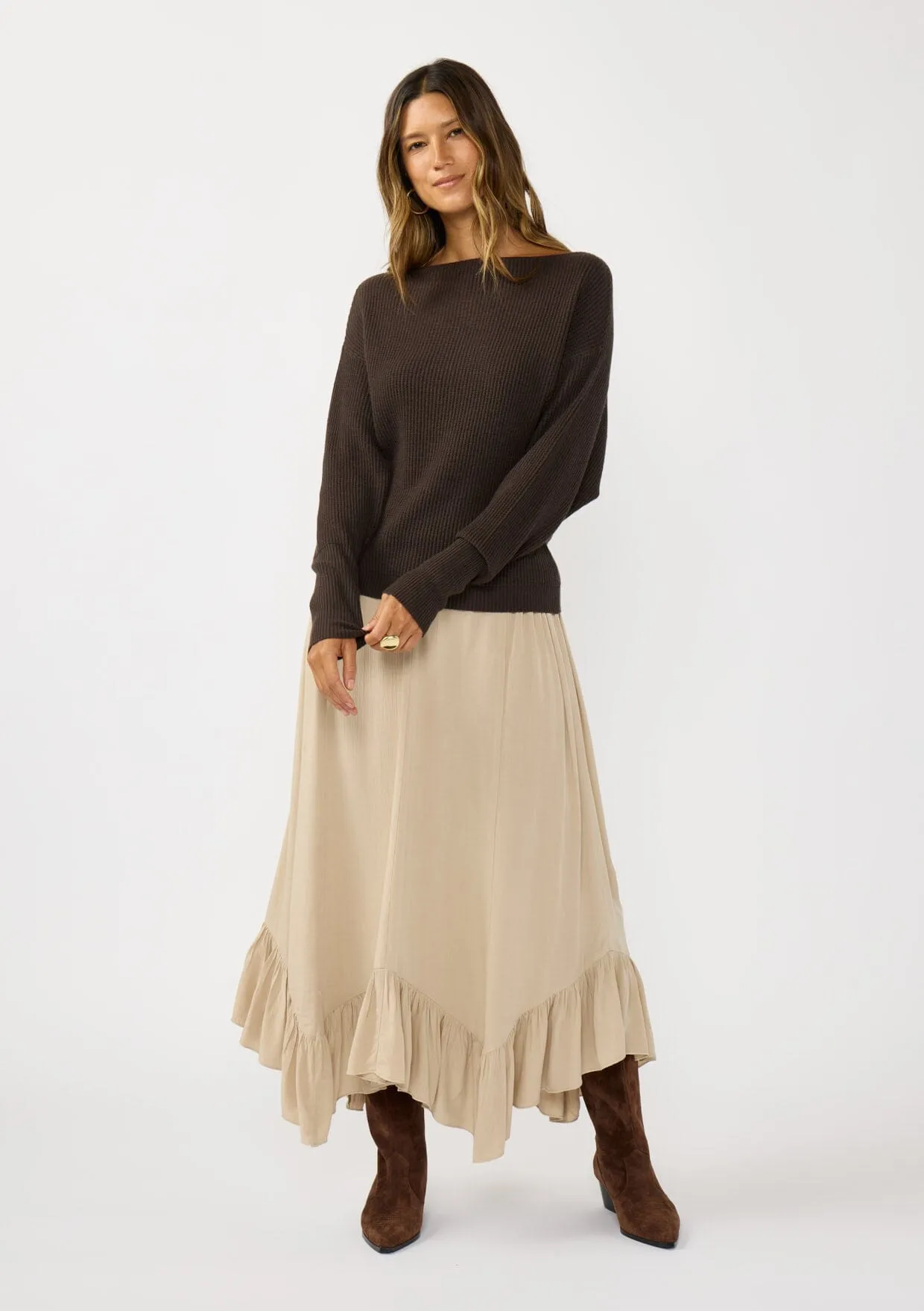 Snuggle Up Off Shoulder Sweater sold by lovestitch product image thumbnail 5