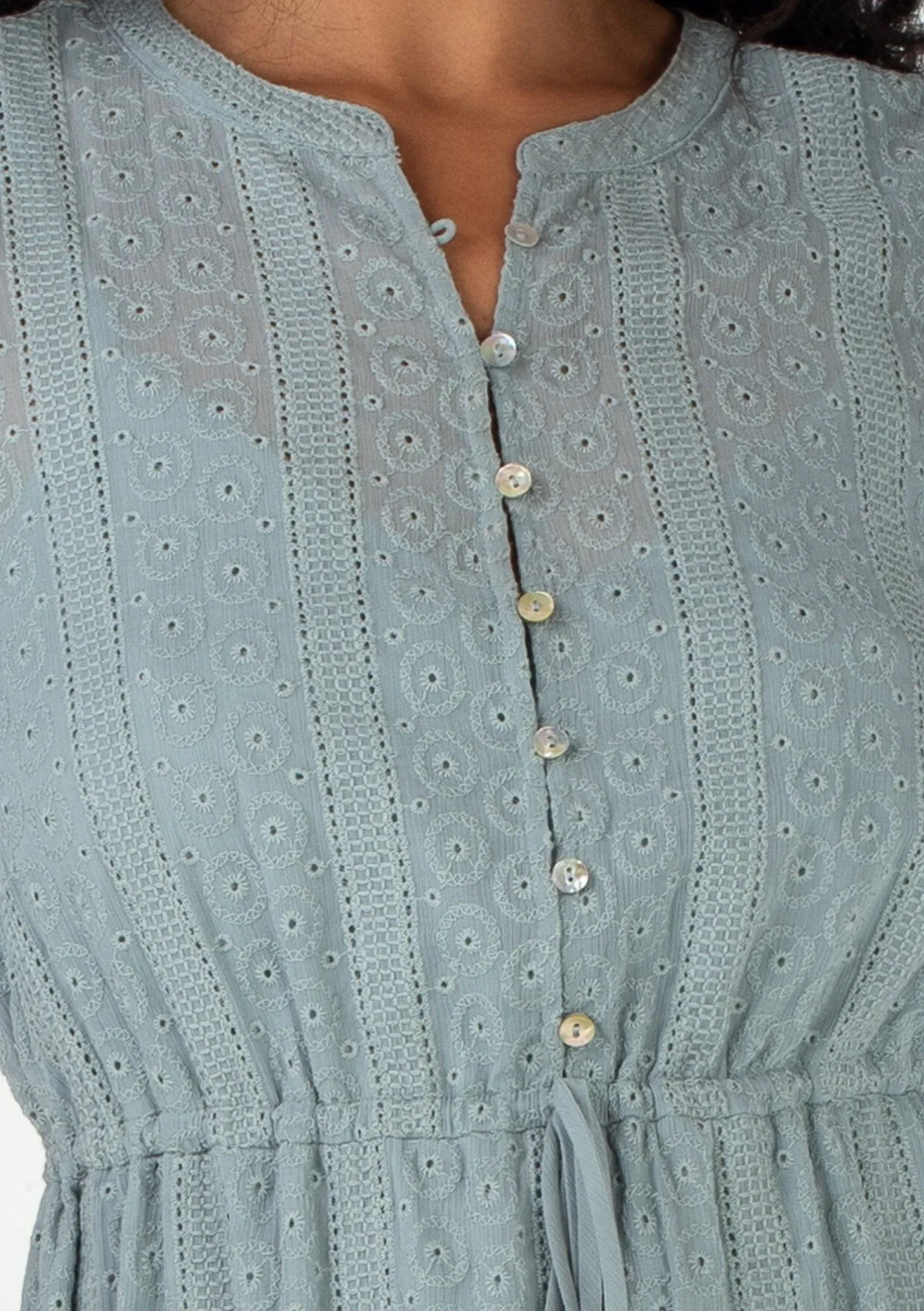 Annika Eyelet Mini Dress sold by lovestitch product image thumbnail 4