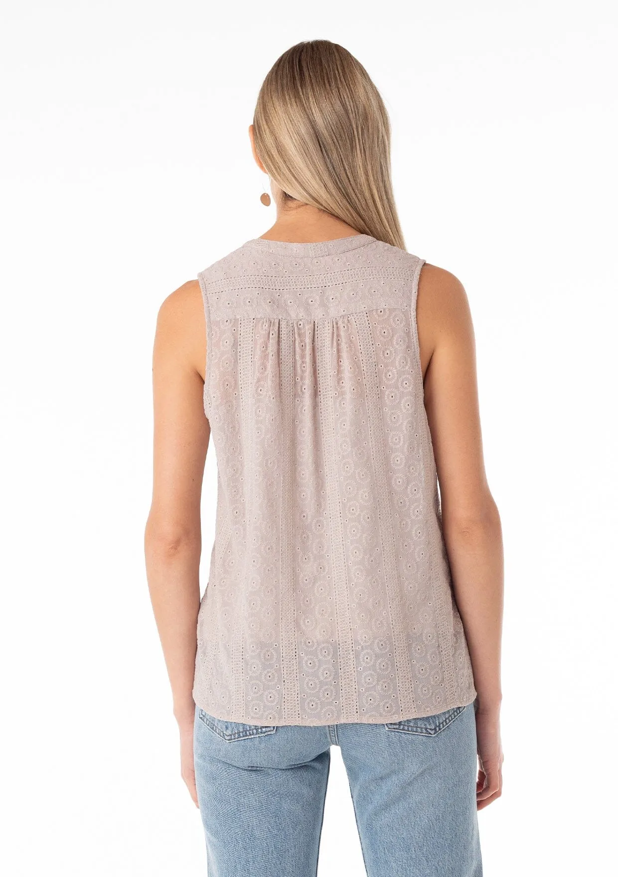 Last Chance Eyelet Tank Top sold by lovestitch product image thumbnail 5