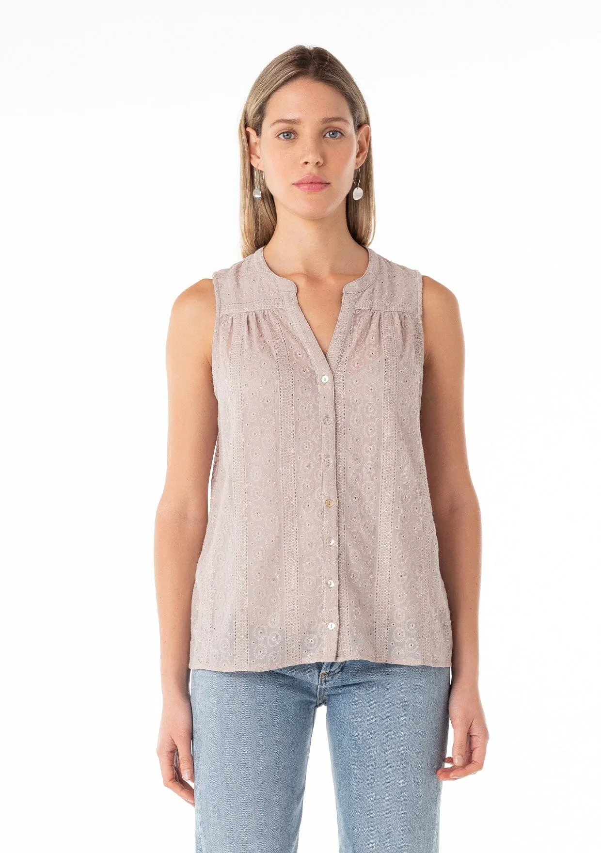 Last Chance Eyelet Tank Top sold by lovestitch product image thumbnail 4