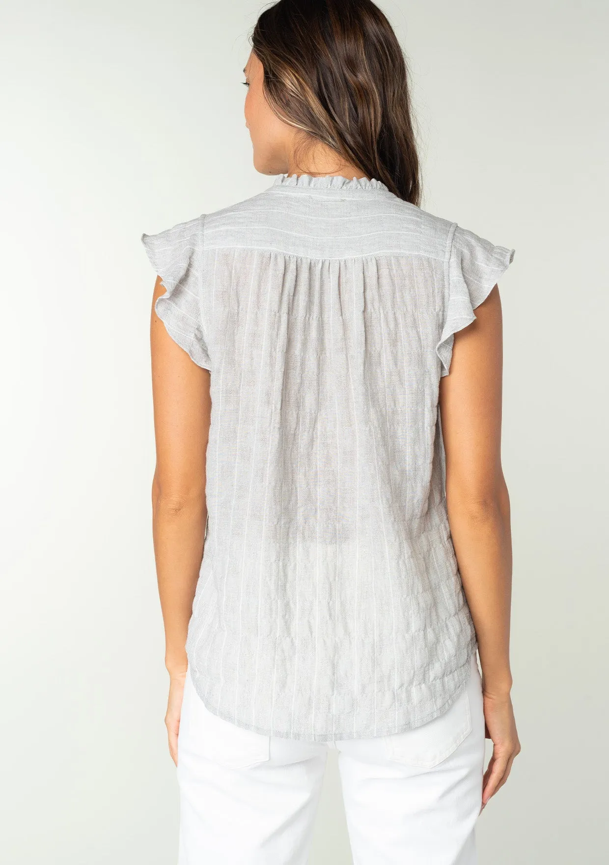 Padma Flutter Sleeve Top sold by lovestitch product image thumbnail 2