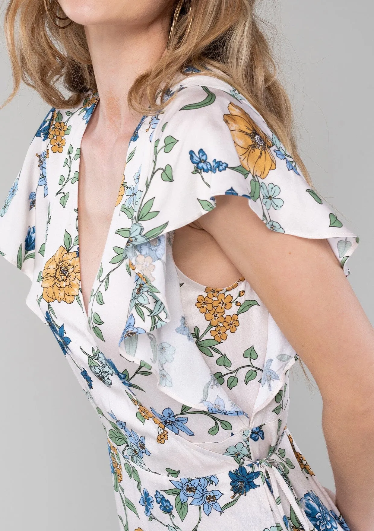 Yazmine Maxi Wrap Dress sold by lovestitch product image thumbnail 4