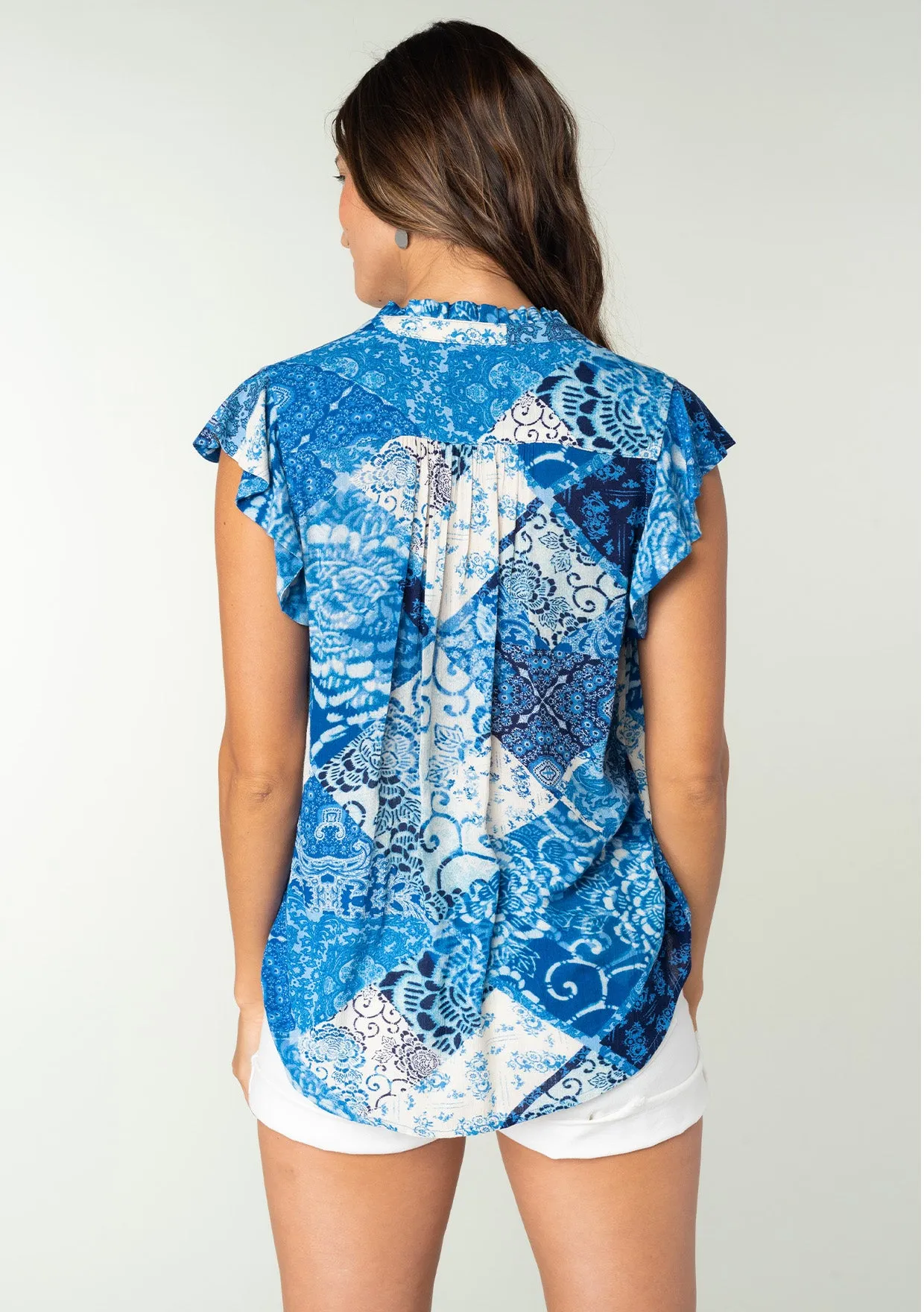 Blake Flutter Sleeve Top sold by lovestitch product image thumbnail 3