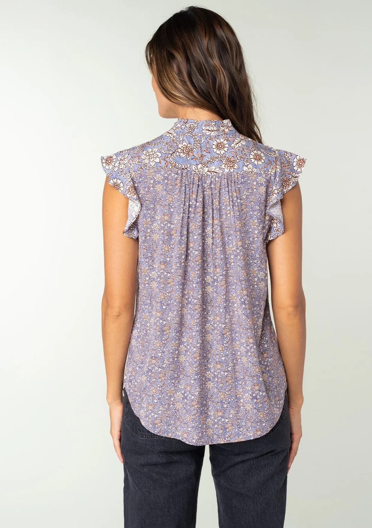 Carson Flutter Sleeve Top sold by lovestitch product image thumbnail 2
