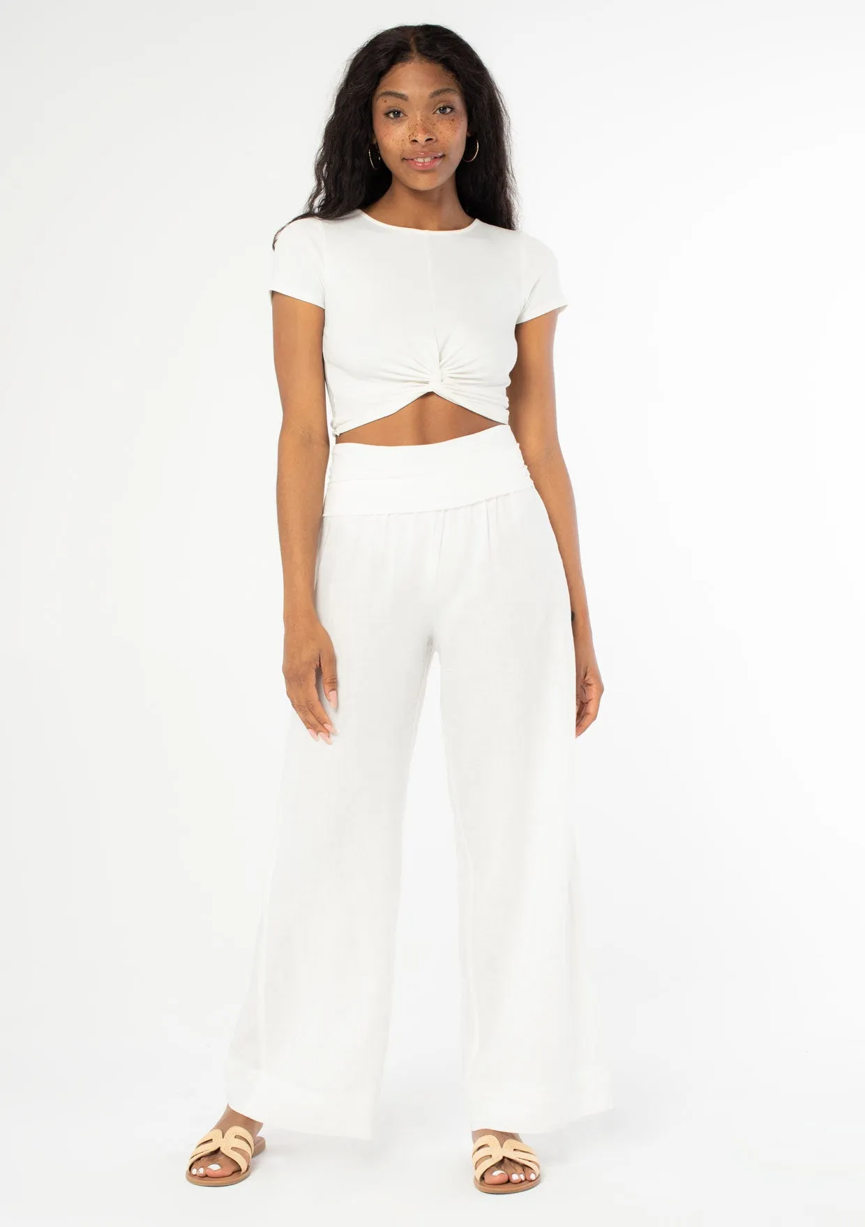 Ritual Linen Wide Leg Pant sold by lovestitch product image thumbnail 2