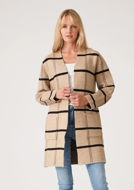 Kenzie Plaid Cardigan sold by lovestitch