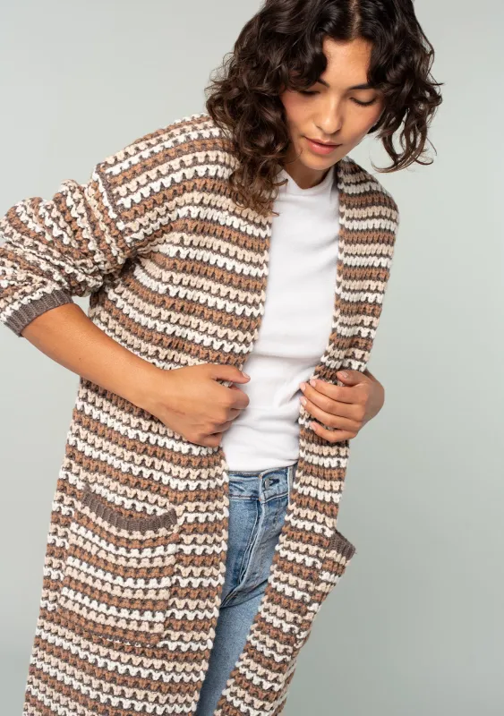 Sienna Striped Cardigan sold by lovestitch