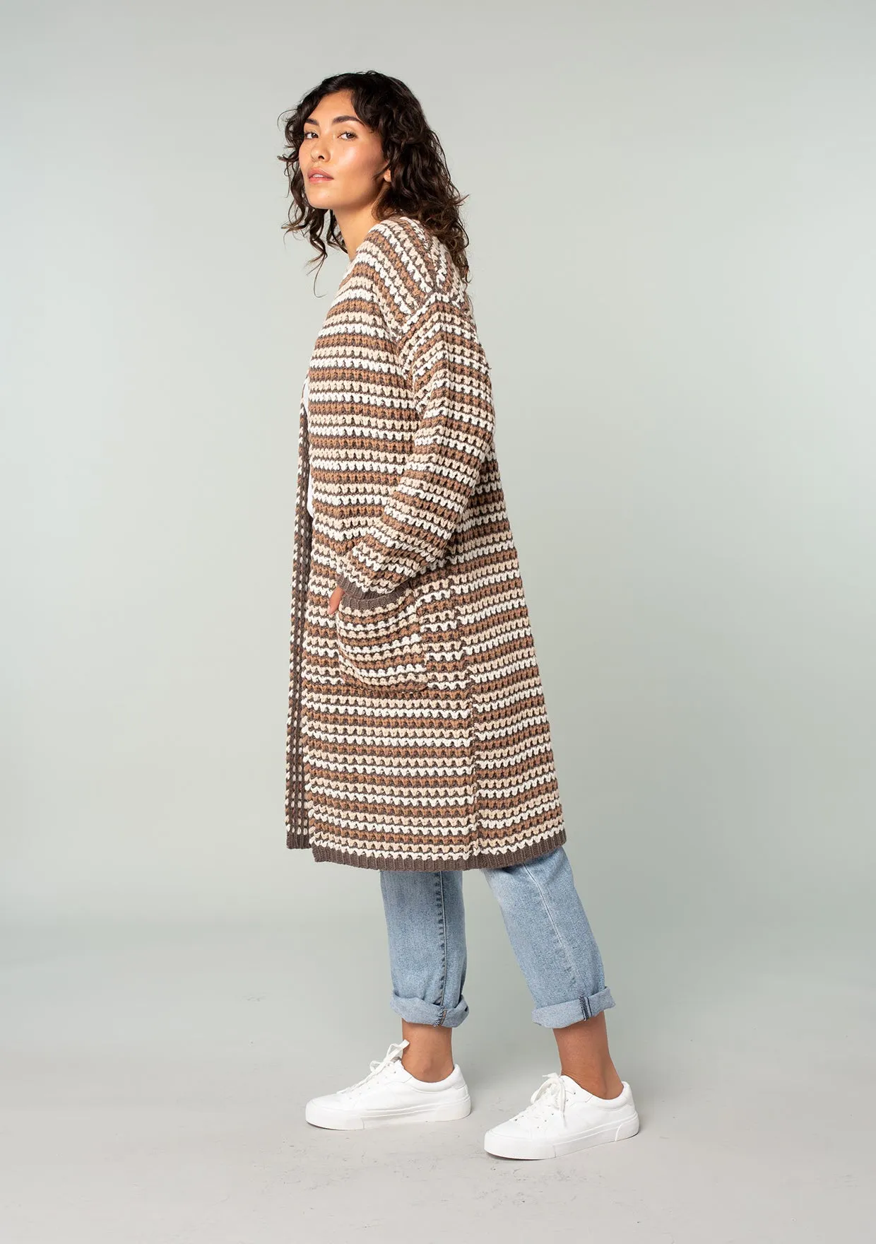 Sienna Striped Cardigan sold by lovestitch product image thumbnail 4
