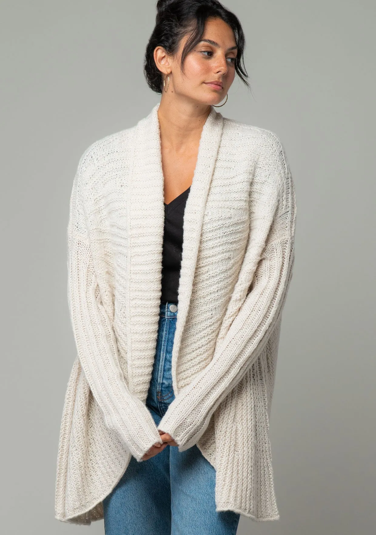Suki Shawl Collar Cardigan sold by lovestitch product image thumbnail 2