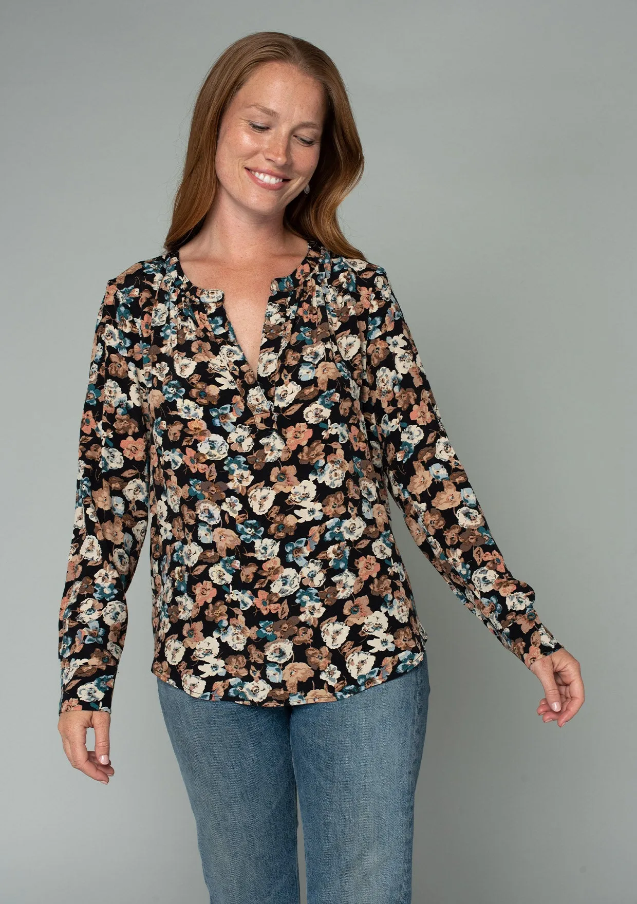 Autumn Floral Top sold by lovestitch