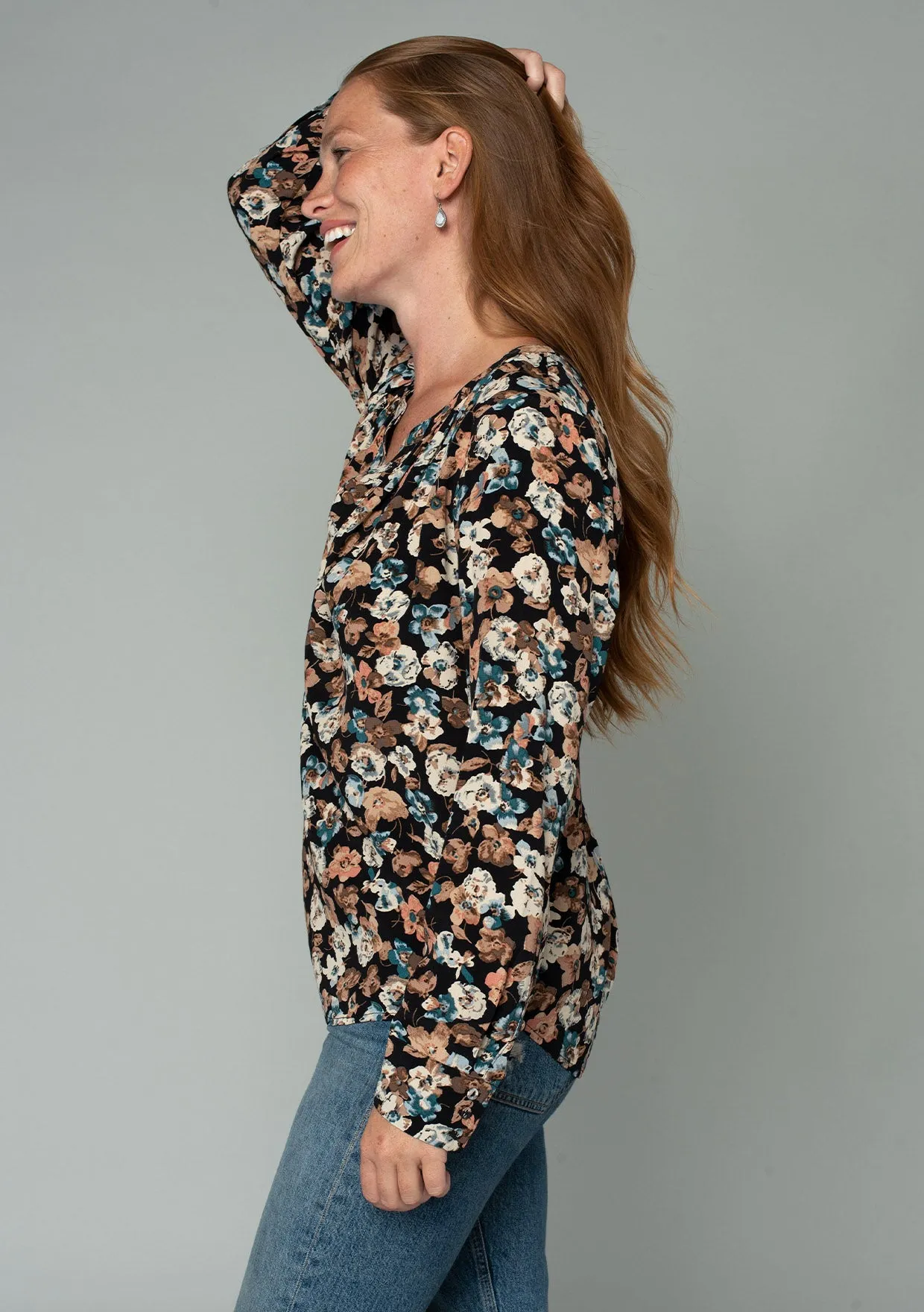 Autumn Floral Top sold by lovestitch product image thumbnail 3