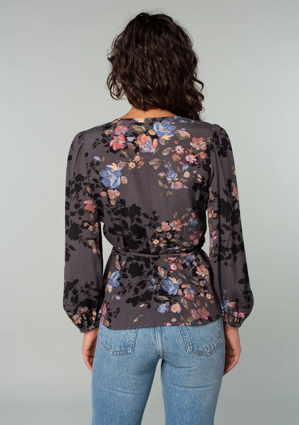 Dillon Floral Wrap Top sold by lovestitch product image thumbnail 2