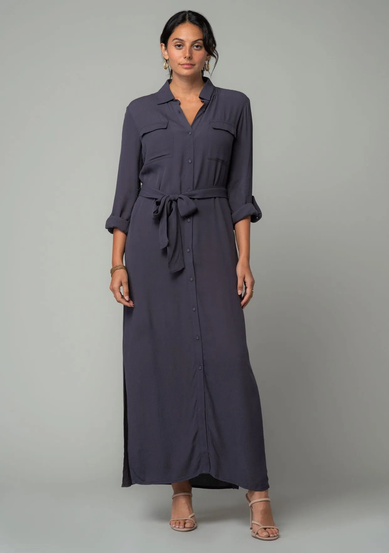 Sandrine Maxi Shirt Dress sold by lovestitch product image thumbnail 5