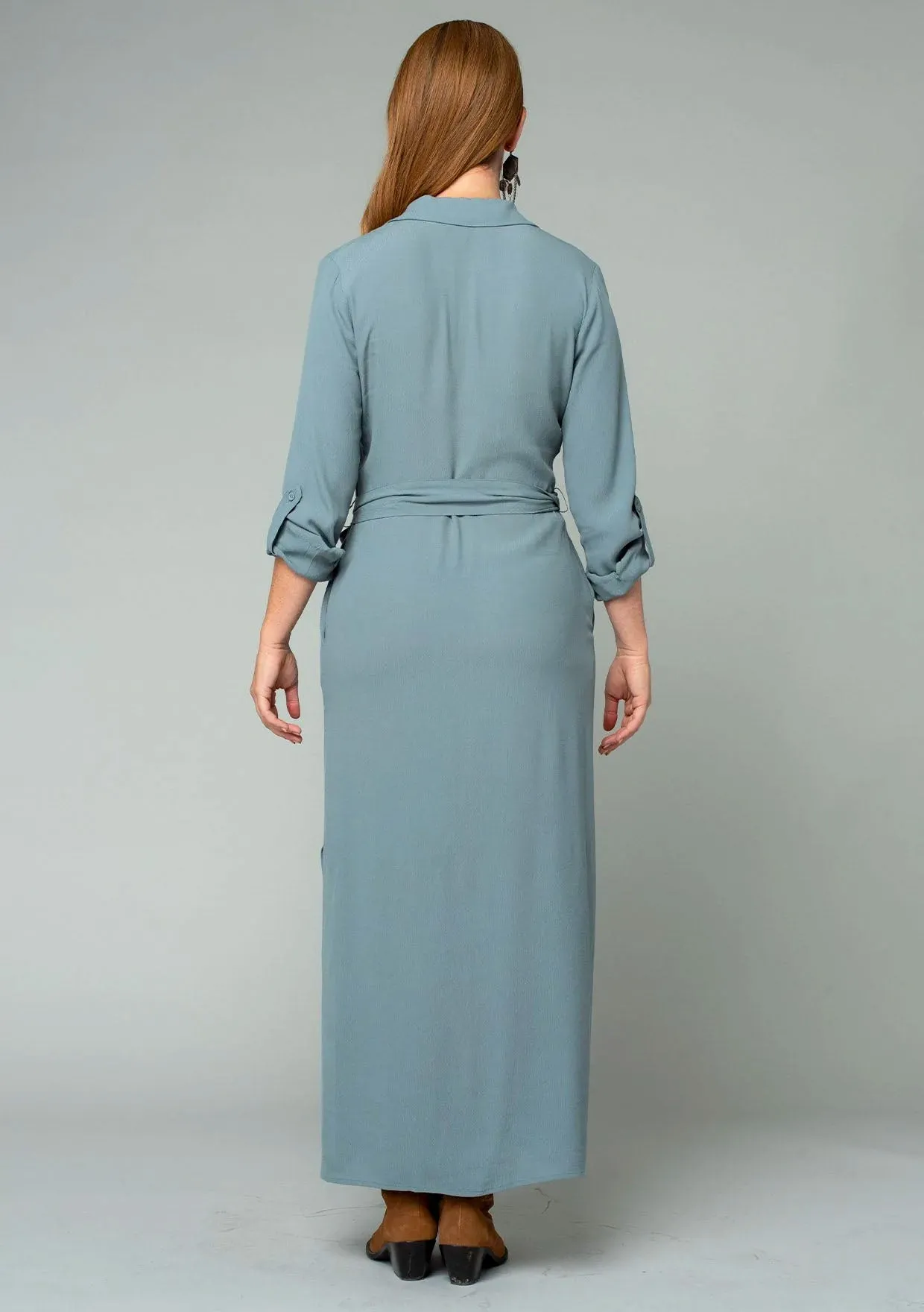 Sandrine Maxi Shirt Dress sold by lovestitch product image thumbnail 3