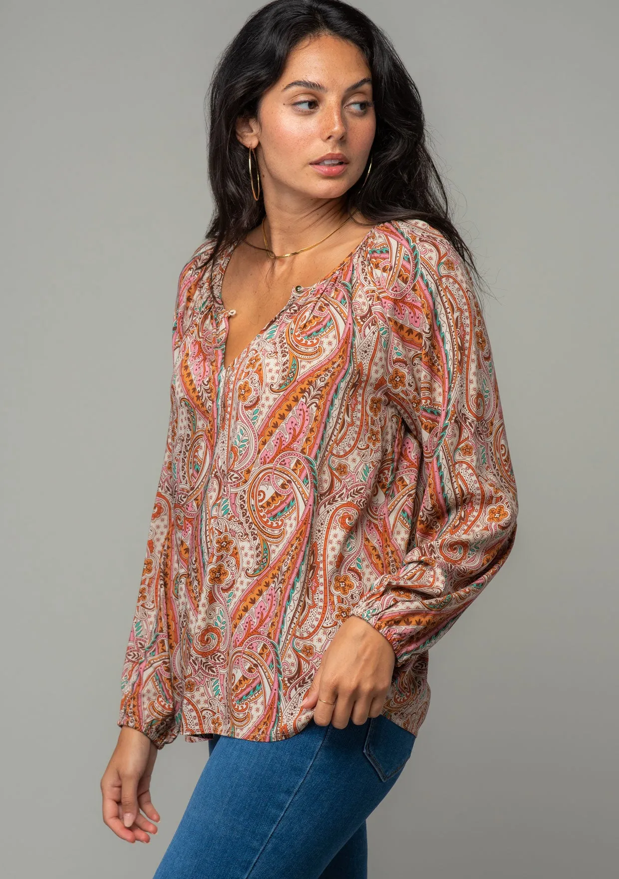 Jelonna Paisley Blouse sold by lovestitch product image thumbnail 5
