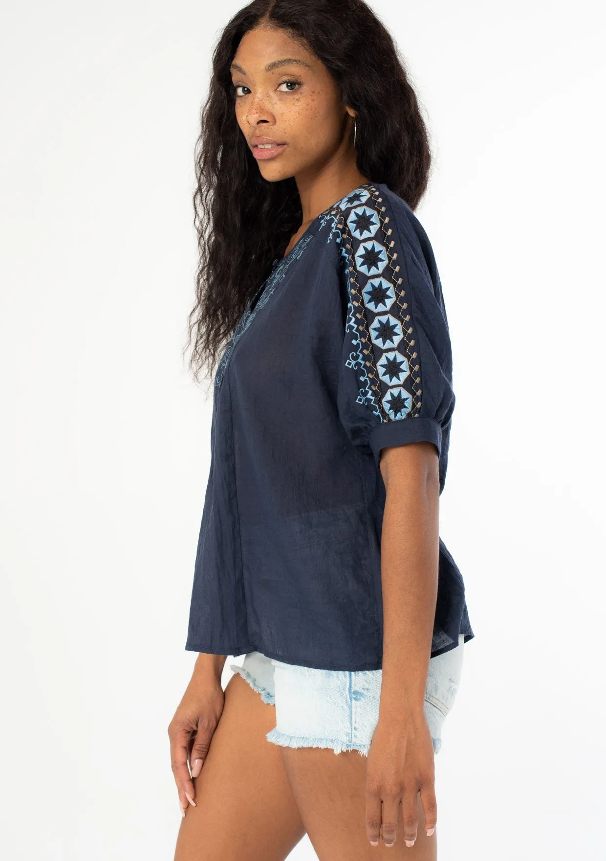 Whitley Embroidered Top sold by lovestitch product image thumbnail 3
